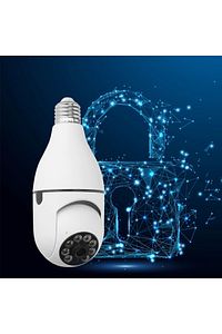 Gece Görüşlü 360 Derece 1080p Wifi Kamera Kablosuz Panoramik Ev Güvenlik Ampul Kamerası ürün fotoğrafı