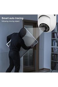 Gece Görüşlü 360 Derece 1080p Wifi Kamera Kablosuz Panoramik Ev Güvenlik Ampul Kamerası ürün fotoğrafı
