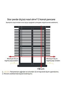 Rüyaper Geniş Plise Zebra Perde Stor Beyaz ürün fotoğrafı