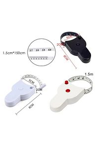 Baş Ve Vücut, Kafa Çevresi Ölçüm Aleti Bel Ölçme Metresi Mezura Terzi Ölçü Metresi Ergonomik ürün fotoğrafı