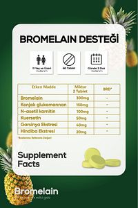 Bromelain 60 Tablet ürün fotoğrafı
