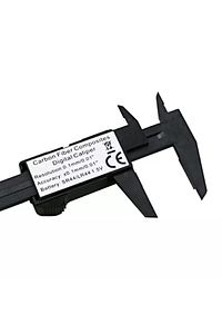 150 Mm Dijital Kumpas Elektronik Fiber Karbon Kaplı Plastik - Kumpas - 4 Ay ürün fotoğrafı