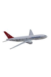 Boeing 777-300 THY 1:400 Ölçekli Metal Model Maket Uçak Masaüstü Sergi Uçak Maketi Koleksiyon Modeli ürün fotoğrafı