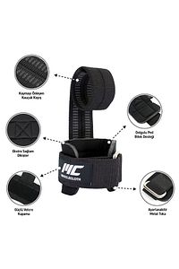 Big Grip Pro Lifting Straps 2'li Paket Siyah ürün fotoğrafı