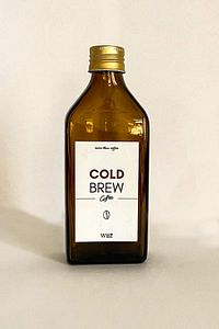 Cold Brew Soğuk Kahve Şişesi 250 ml - Cam Şişe ürün fotoğrafı