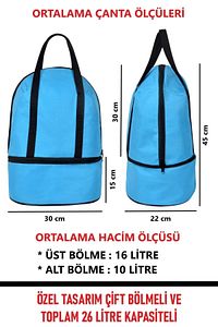 Termos Çanta Soğutucu Kamp Çantası Içecek Taşıma Çantası Piknik Için Kamp Outdoor 26 Lt. ürün fotoğrafı