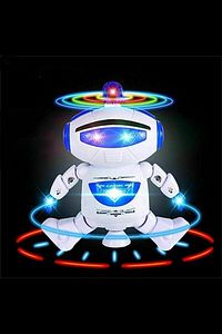 Pilli Müzikli Ve Işıklı Dans Eden Robot Oyuncak ürün fotoğrafı
