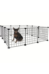 Evcil Hayvan Kedi Tavşan Ginepig Oyun Evi Ve Köpek Çiti 12 Panel Galvaniz ürün fotoğrafı