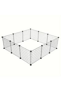 Evcil Hayvan Kedi Tavşan Ginepig Oyun Evi Ve Köpek Çiti 12 Panel Galvaniz ürün fotoğrafı