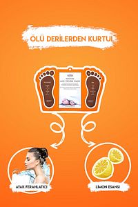 ÇORAP TİPİ AYAK PEELİNG MASKESİ ürün fotoğrafı