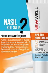 Güneş Kremi Yüksek Koruma Spf 50+ Aloe Vera ürün fotoğrafı
