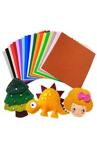 Renkli Keçe 20x30 Cm 10 Renk 180 Gr İnce Etkinlik Hobi İçin Kansorejen Madde içermez ürün fotoğrafı