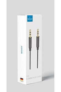 By Deji 3.5mm Aux To 3.5mm Aux Ses Kablosu Stereo Destekli Örgülü 1.2m ürün fotoğrafı