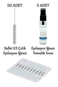 50 Adet K3 Gümüş Epilasyon Iğnesi Orijinal K3 Çelik Iğne 20402507 ürün fotoğrafı