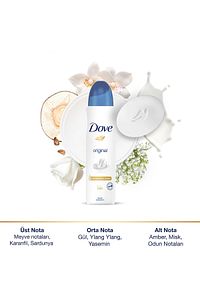 Kadın Sprey Deodorant Original 1/4 Nemlendirici Krem Etkili 150 ml X3 Adet ürün fotoğrafı