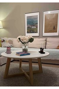 90 Cm Yuvarlak Orta Sehpa Mdf ürün fotoğrafı