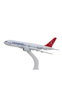 Boeing 777-300 THY 1:400 Ölçekli Metal Model Maket Uçak Masaüstü Sergi Uçak Maketi Koleksiyon Modeli ürün fotoğrafı