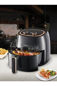 Kaf-5535 Air Friyer 5 Lt Yağsız Fritöz Siyah ürün fotoğrafı