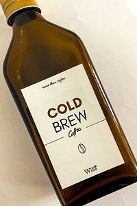 Cold Brew Soğuk Kahve Şişesi 250 ml - Cam Şişe ürün fotoğrafı