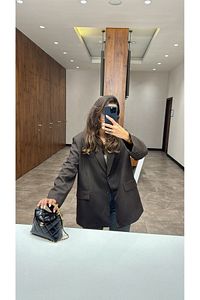 Marka Model Acı kahve Çizgili Ceket ürün fotoğrafı