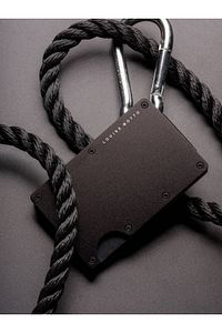 Cardx - Burano Strap - Yeni Nesil Minimalist Cüzdan, Kartlık Premium Malzeme, Rfıd Korumalı (SİYAH) ürün fotoğrafı