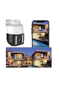 1080p Speed Dome Wifi Kablosuz İç Dış Mekan Camera Çakarlı Güvenlik Kamerası Ev ürün fotoğrafı
