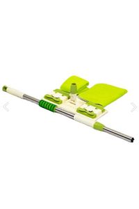 ( 1 Adet Yedek Bez Hediyeli ) Yer Mopu Fayans Duvar Yüzey Temizlik Mikrofiber Paspas Mandallı Mop ürün fotoğrafı