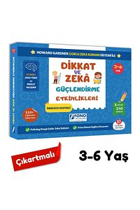 3-6 Yaş Dikkat ve Zekâ Güçlendirme Etkinlikleri Seti (İngilizce Destekli) ürün fotoğrafı