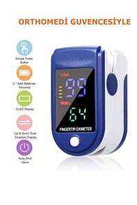 Parmak Tipi Oksimetre Kan Oksijen Nabız Ölçer Oximeter Oksimetre ürün fotoğrafı
