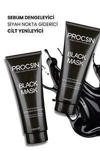 Siyah Nokta Giderici Aktif Kömürlü Siyah Maske 100ML ürün fotoğrafı