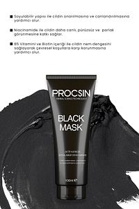 Siyah Nokta Giderici Aktif Kömürlü Siyah Maske 100ML ürün fotoğrafı