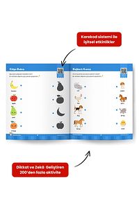 3-6 Yaş Dikkat ve Zekâ Güçlendirme Etkinlikleri Seti (İngilizce Destekli) ürün fotoğrafı