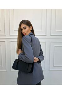 Limited Edition Ceket Yelek Palazzo Pantolon 3 lü Takım Elbise ürün fotoğrafı