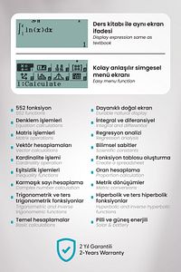 X-900 552 Fonksiyonlu Bilimsel Hesap Makinesi, Mint Yeşili ürün fotoğrafı