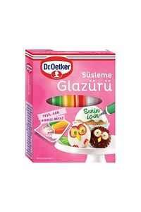 Süsleme Glazürü 4 Çeşit X 19 Gr. ürün fotoğrafı