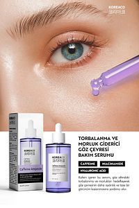 Caffeine Ampoule Gözaltı Torba & Koyu Halka Karşıtı ürün fotoğrafı