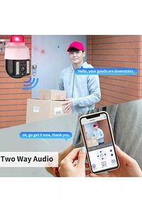 1080p Speed Dome Wifi Kablosuz İç Dış Mekan Camera Çakarlı Güvenlik Kamerası Ev ürün fotoğrafı