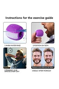 Fitness Yüz Masseter Unisex Ağız Çene Egzersiz Kas Geliştirme Topu ürün fotoğrafı