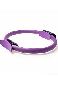 40 Cm Pilates Çemberi Deluxe Tutamaçlı Plates Ring Circle Egzersiz Cemberi Mor ürün fotoğrafı