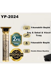 YP-2024 Premium Şarjlı Tıraş Makinesi Saç Sakal Lazer Epilasyon Öncesi Kol Bacak Koltuk Altı Vücut ürün fotoğrafı