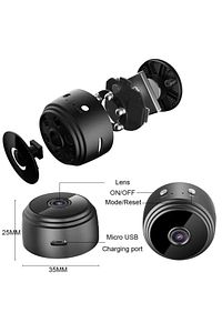 2K (FHD) Mini Gizli Kamera - Kablosuz Wifi Özellikli Güvenlik kamerası ürün fotoğrafı
