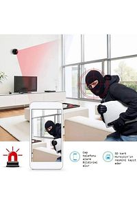 2K (FHD) Mini Gizli Kamera - Kablosuz Wifi Özellikli Güvenlik kamerası ürün fotoğrafı