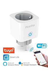 45525 Tuya Destekli Akım Korumalı 2.4GHz Kablosuz Akıllı Wi-Fi Priz ürün fotoğrafı