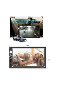 Ds-7250 Car Playli Double Teyp (ANDROİD DEGİL)uyumlu 7'' Inch Bluetooth- Çift Usb 4x55w Kamera ürün fotoğrafı