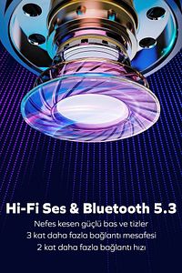 by Deji Classy Kablosuz Bluetooth Kulaklık, HD Mikrofonlu İş ve Spor için, HiFi Stereo Ses ürün fotoğrafı