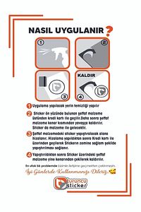 Çok Güzelsin Araba Güneşlik Ayna Yazısı -Etiket Sticker 8x2cm ürün fotoğrafı