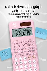 X-800 Yeni Nesil 240 Fonksiyonlu Bilimsel Hesap Makinesi, Pastel Pembe ürün fotoğrafı