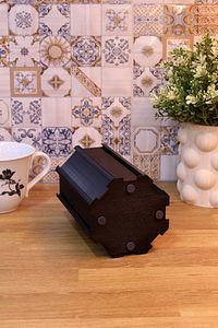 Nespresso Kapsül Kahve Uyumlu Tutucu Dekoratif Çok Amaçlı Stand Siyah ürün fotoğrafı