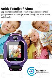 Btk Kayıtlı Çocuklar Için Sim Kartlı Kameralı Ortam Dinleme Konum Takip Özellikli Çocuk Akıllı Saat ürün fotoğrafı