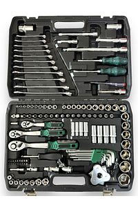 Tam Profesiyonel Germany 72 Diş Eğik Cırcır 121 Parça Lokma Takımı Oto Tamirci Tam Set 1/2-3/8-1/4 ürün fotoğrafı
